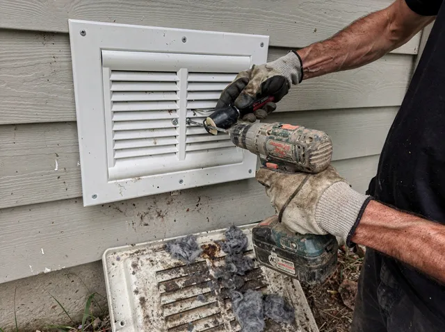 Dryer Vent Cover Replacement in Black Forest