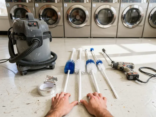 Commercial-grade dryer vent cleaning by Black Forest Dryer Vent Cleaning in Black Forest