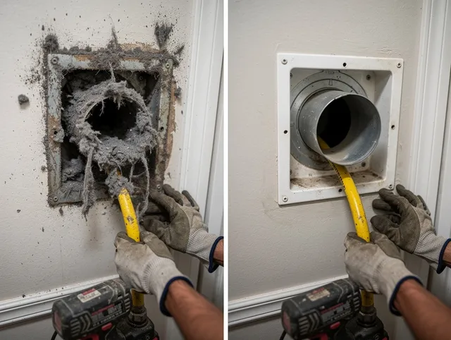 Expert gas dryer vent cleaning by Black Forest Dryer Vent Cleaning in Black Forest